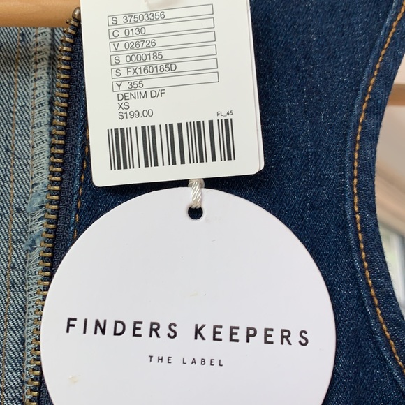 🦄 UO Finders Keepers Denim A-line dress - NWT - Picture 11 of 11